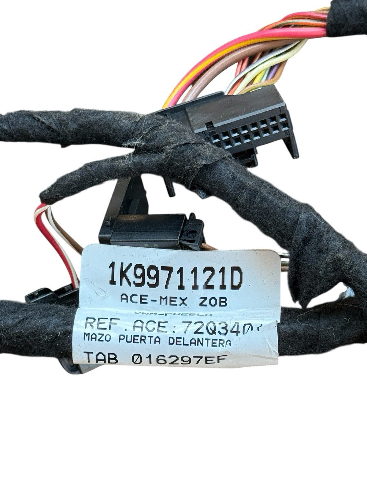 2010-2014 Volkswagen Jetta Front Right Door Wire Harness OEM￼1K9971121D