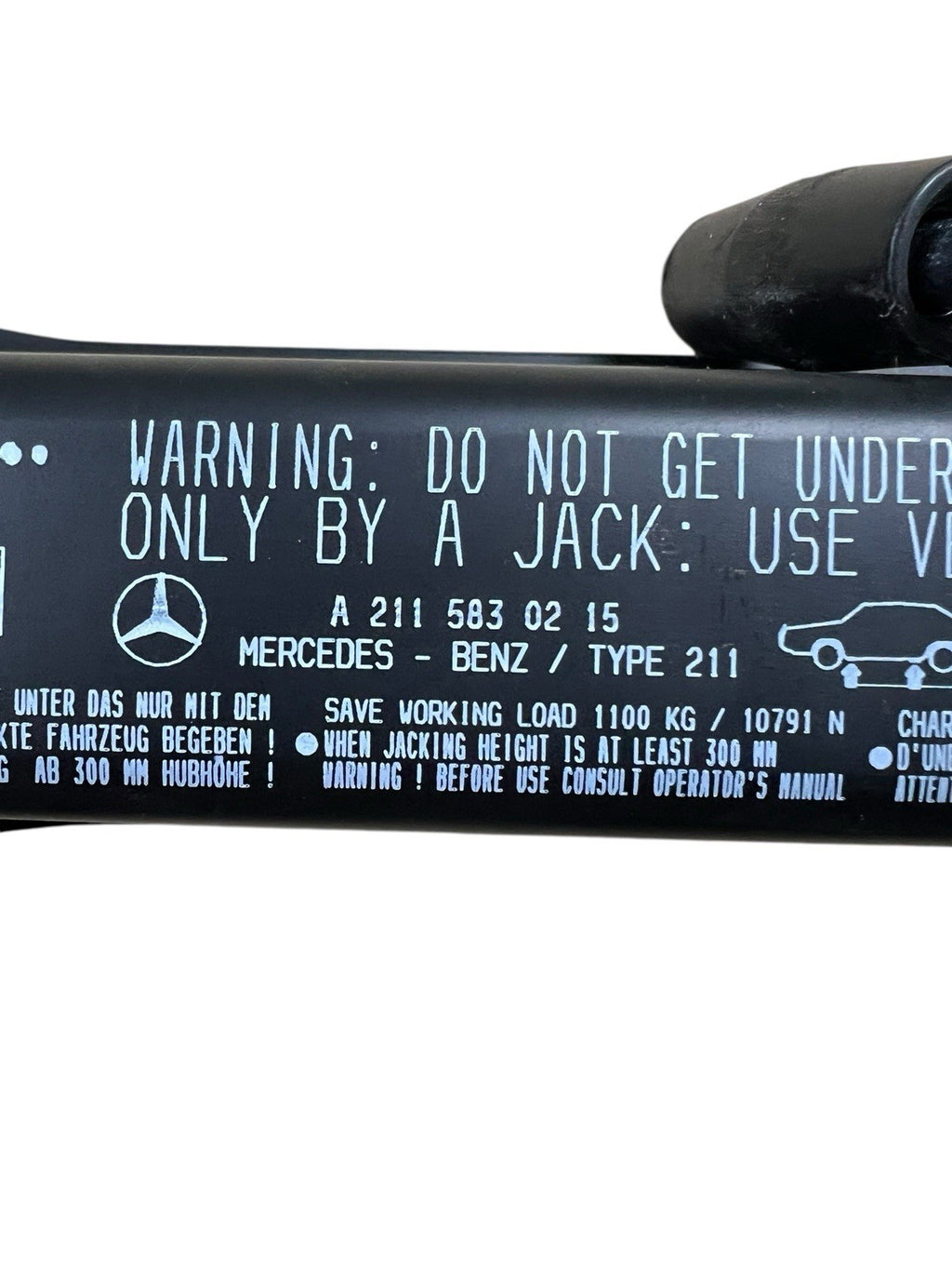 2007-2009 Mercedes E350 W211 OEM Emergency Spare Tire Jack Lift A2115830215 OEM