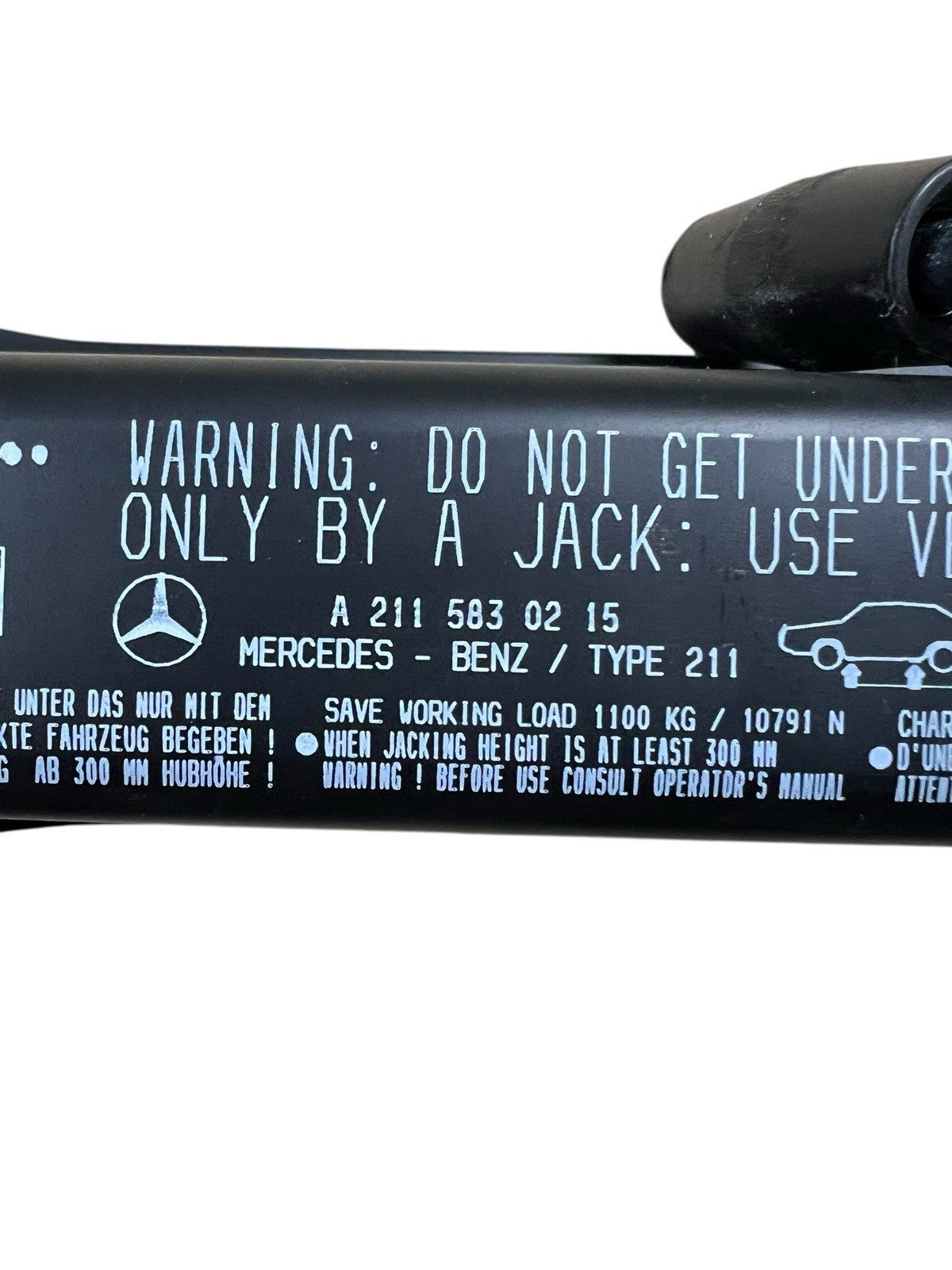 2007-2009 Mercedes E350 W211 OEM Emergency Spare Tire Jack Lift A2115830215 OEM