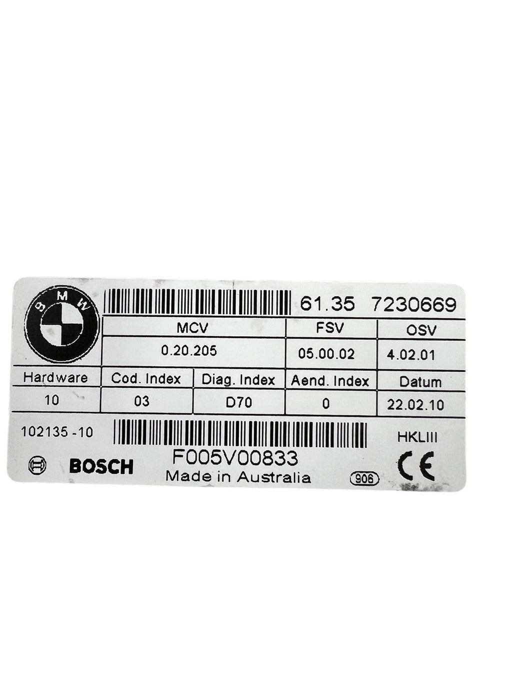 2009-13 BMW  X5 Telematic Bluetooth Control Module OEM 923109001