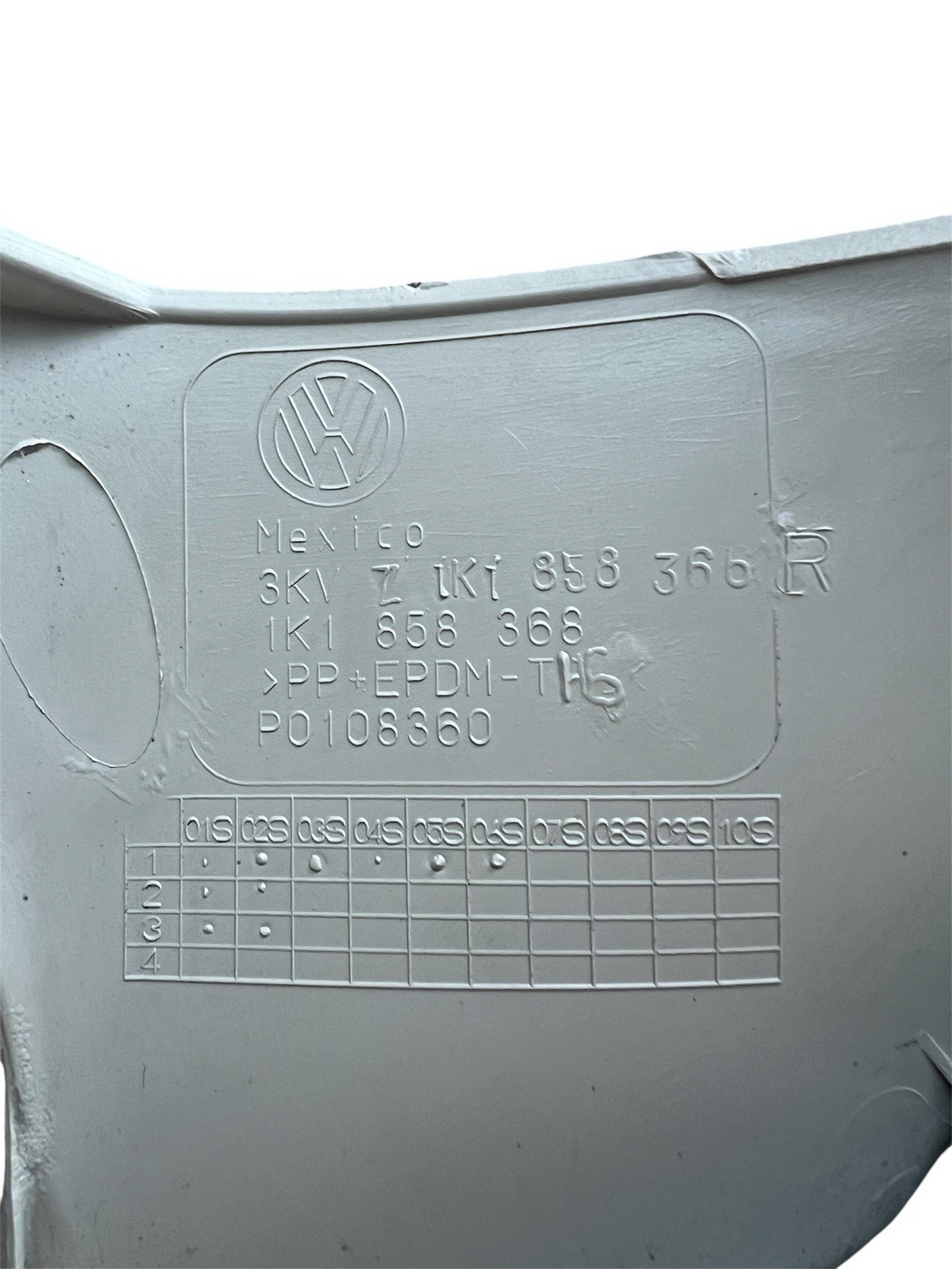 2010-2014 VW Driver Dashboard Knee Panel OEM￼1K1 858 368