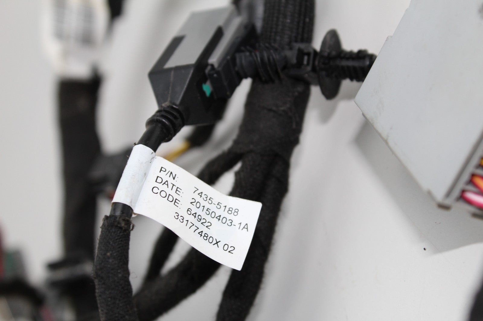 2015 LINCOLN MKZ WIRING HARNESS OEM 74355188