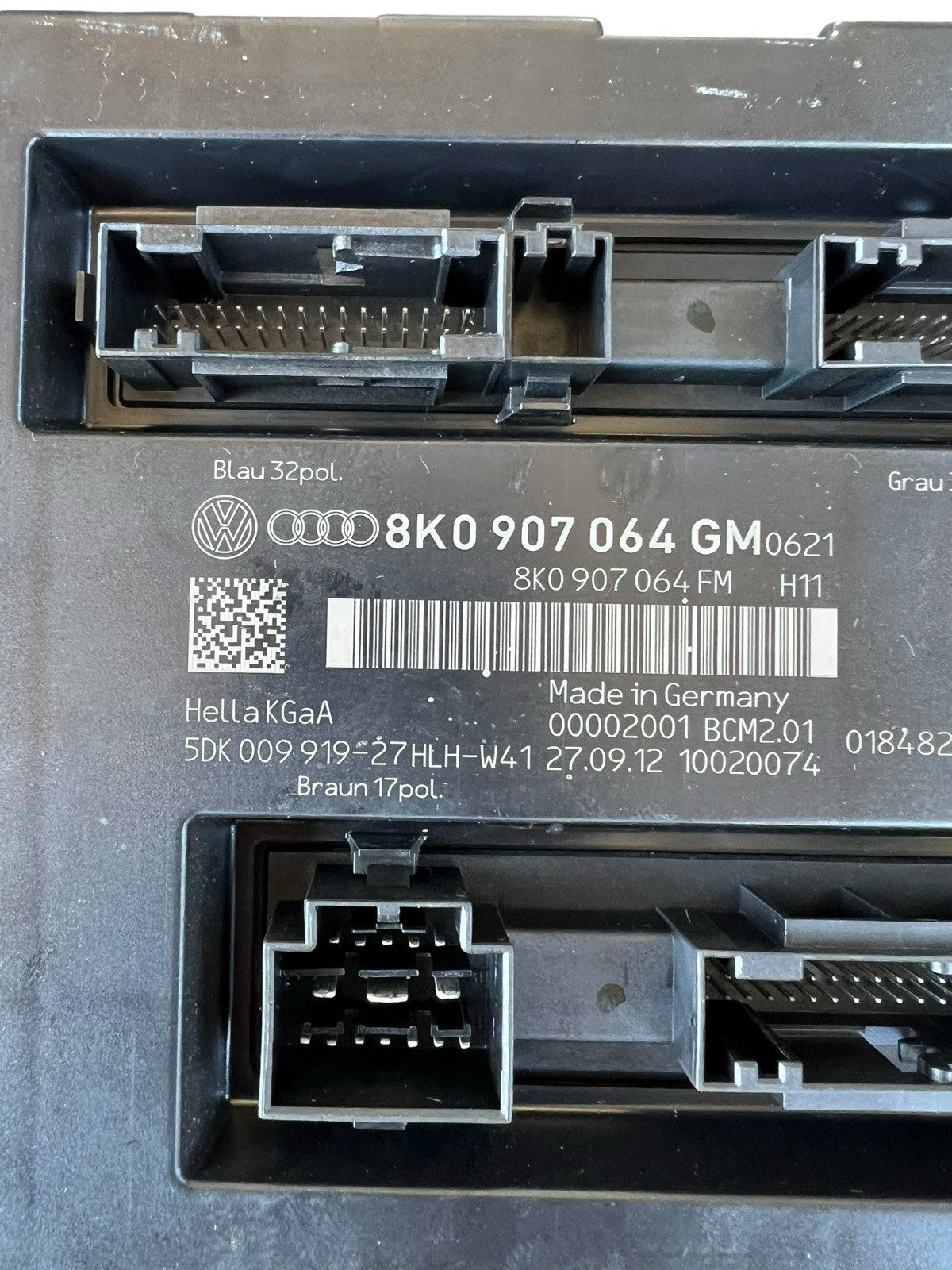 2013-16 Audi S5 Comfort Control Module OEM ￼8K0 907 064 GM