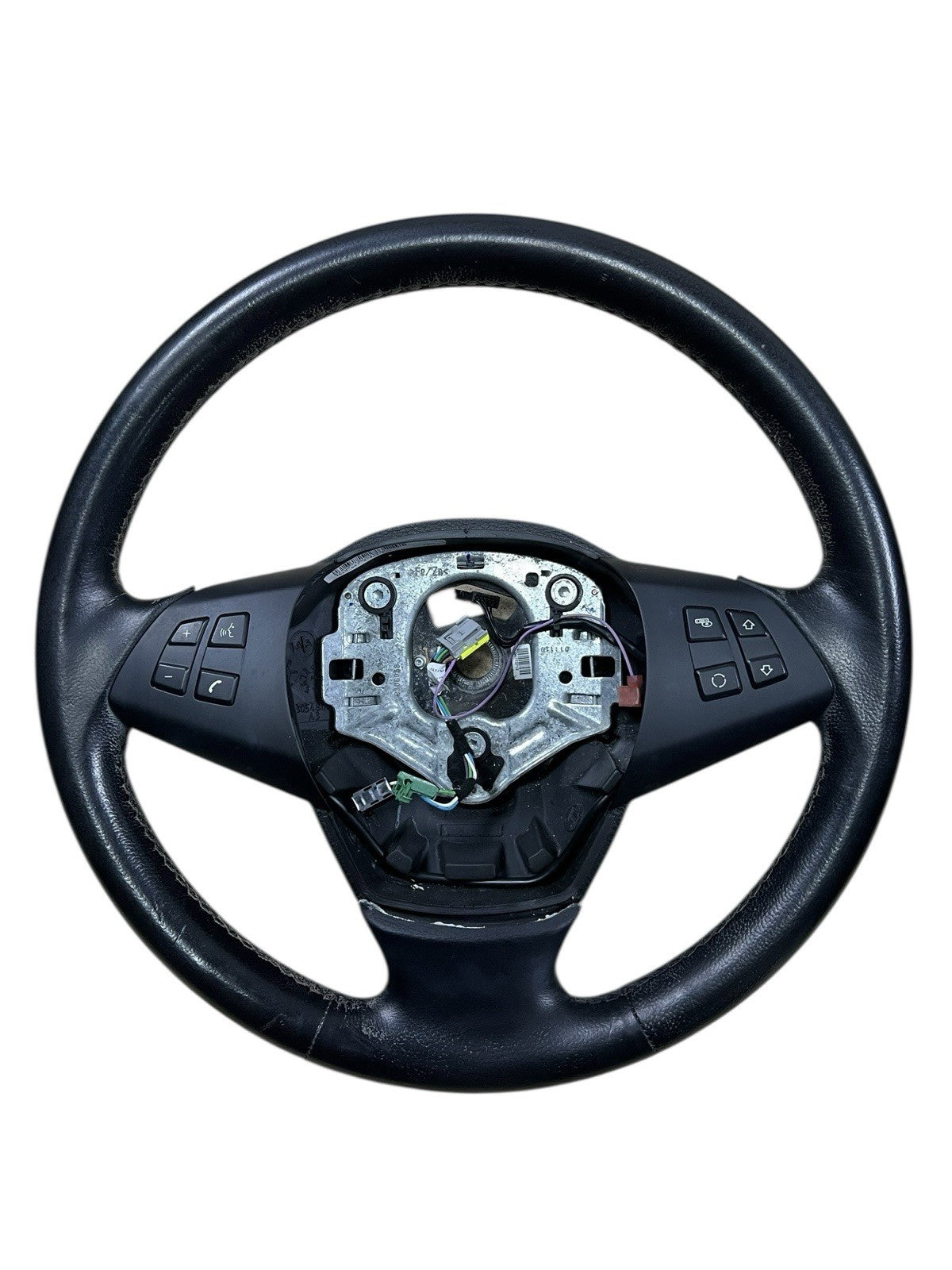 2007-2013 BMW X5 E70 Black Leather Steering Wheel OEM 3385E701  OEM 244543310