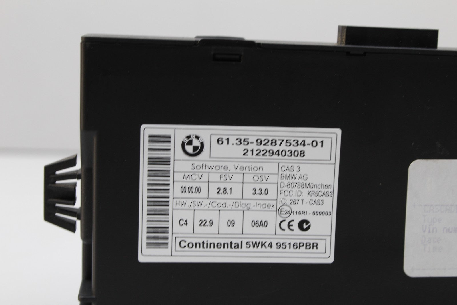 2011-2013 BMW X5 E70 E71 X6 E71 CAS3 CAR ACCESS SYSTEM CONTROL MODULE OEM