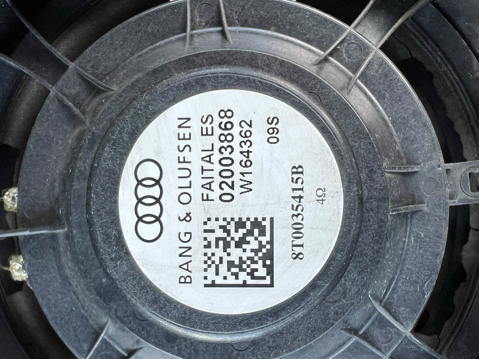 2013-16 AUDI S5 FRONT LEFT OR RIGHT DOOR SPEAKER 8T0035415B OEM