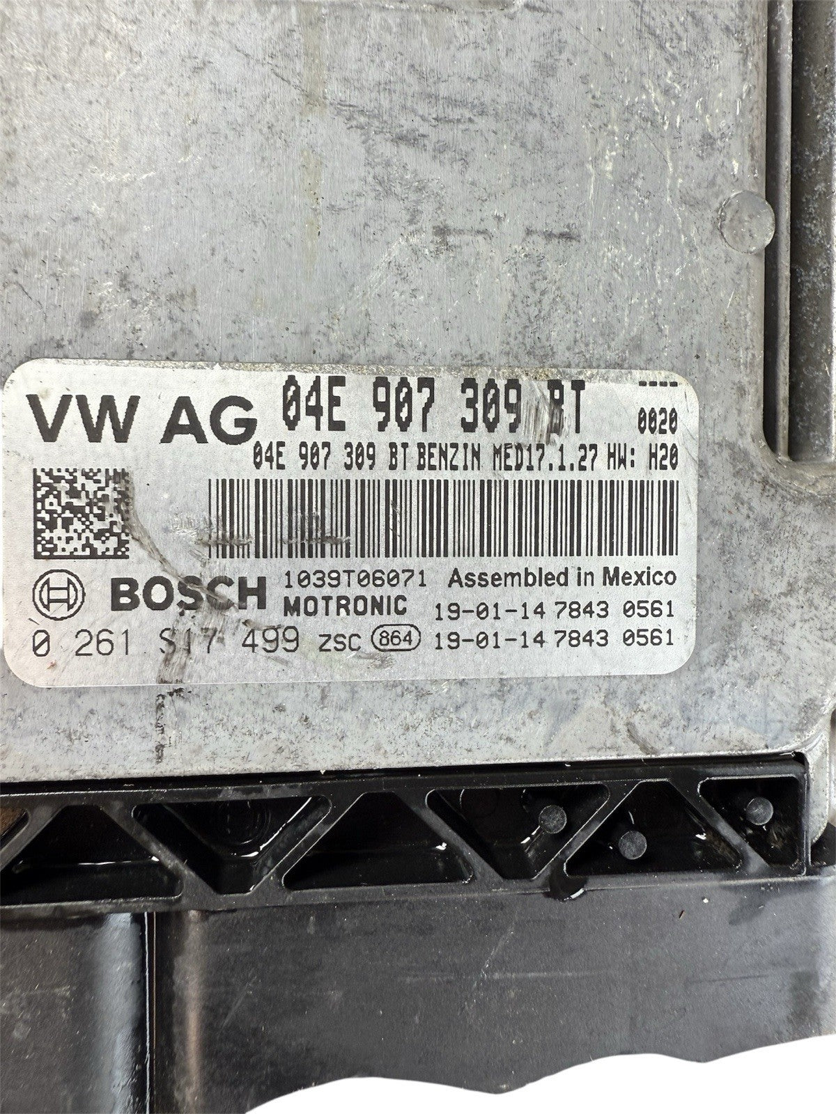 2019 Volkswagen Jetta Engine Control, Module OEM 04E 907 309 BT