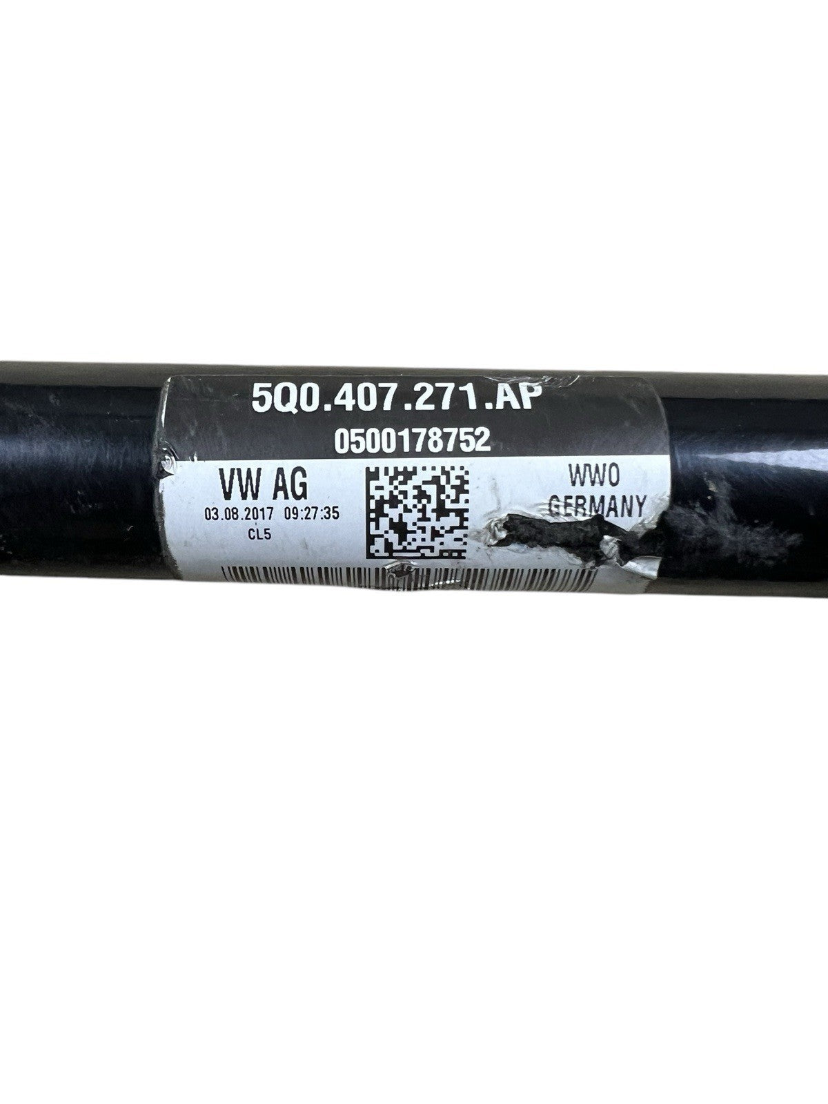 2015-20 Audi A3 Front Left Driver Side Cv Axle Shaft Half Shaft OEM 5q407271ap