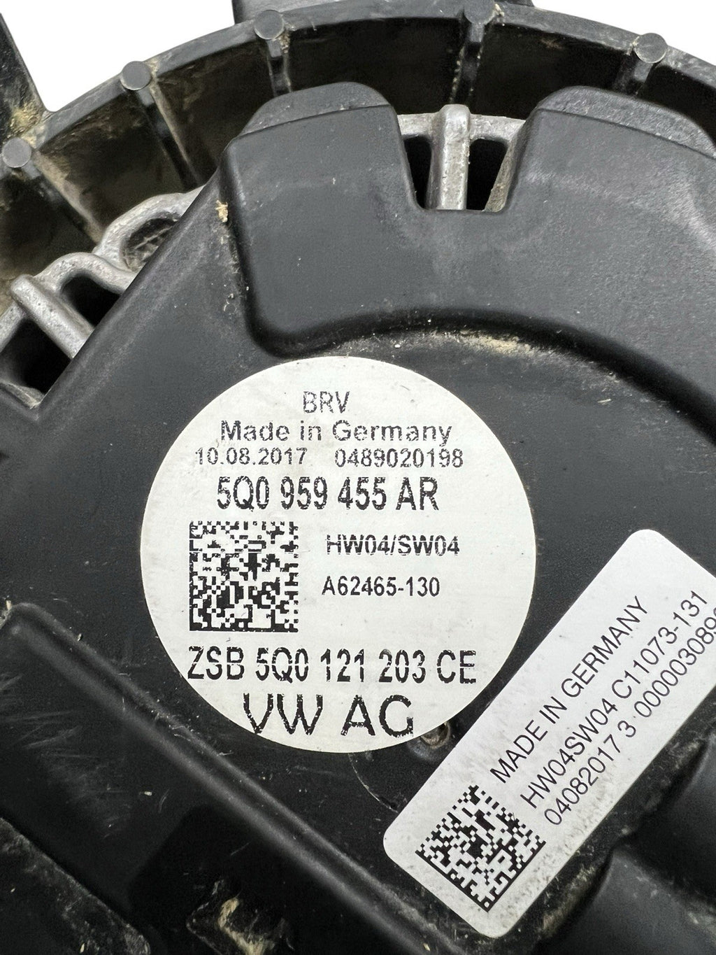 2017-20  AUDI A3 RADIATOR COOLING FAN OEM 5Q0959455AR