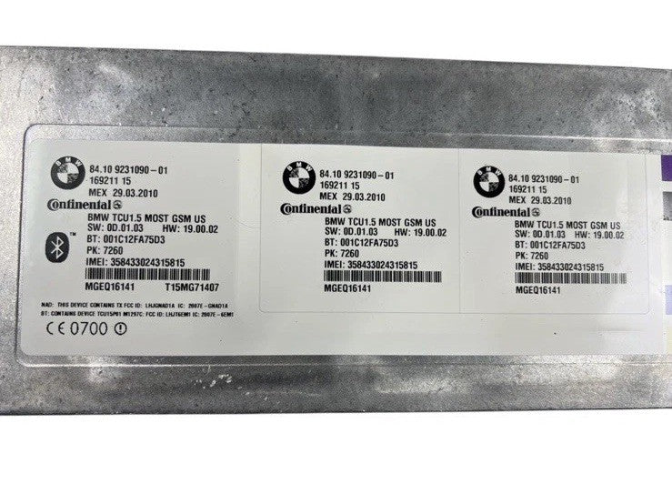 2006-2010 BMW X5 E63 E64 650 Communication Telematics Control Unit 16921115 OEM