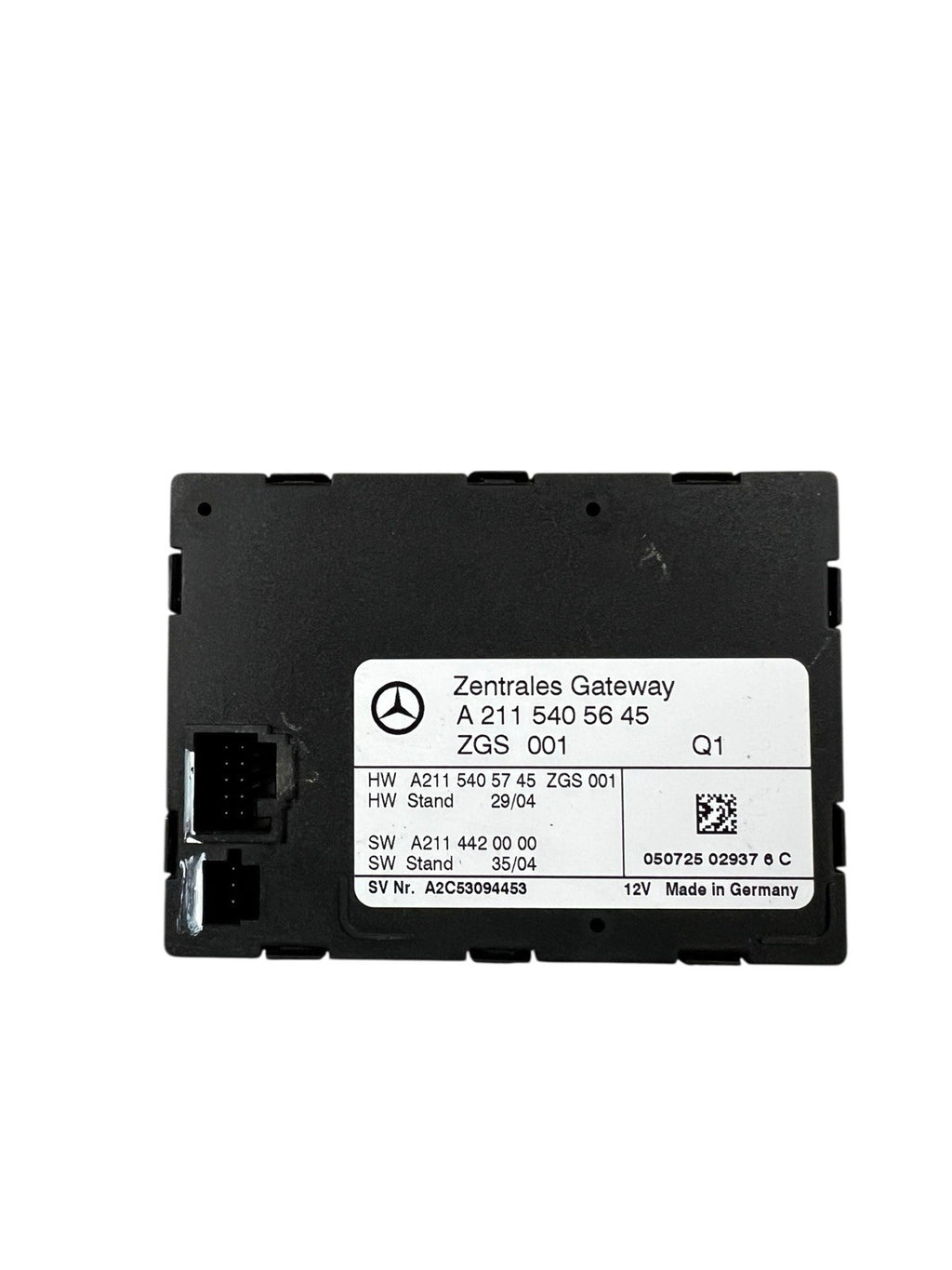 03-11 Mercedes W211 E350 Central Gateway Control Module A2115405645 Oem
