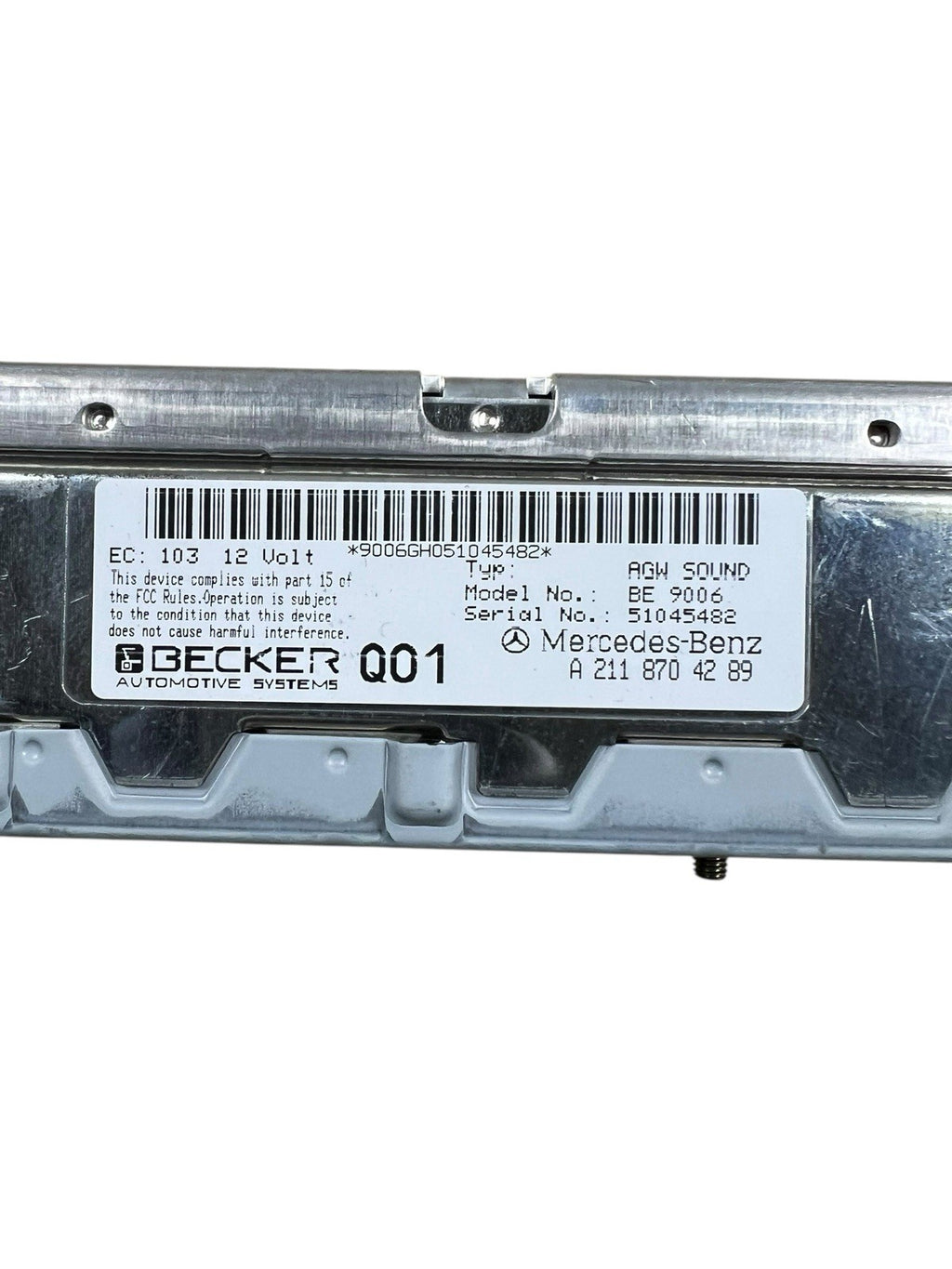 2003 - 2010 Mercedes W211 E350 Audio Stereo Amplifier Amp OEM A2118704289