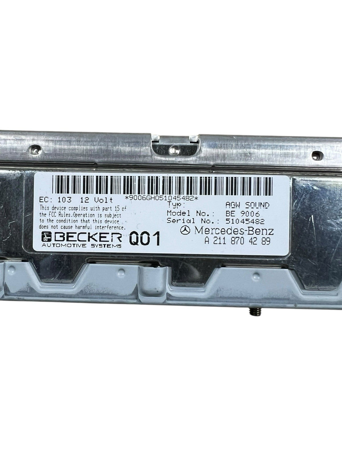 2003 - 2010 Mercedes W211 E350 Audio Stereo Amplifier Amp OEM A2118704289