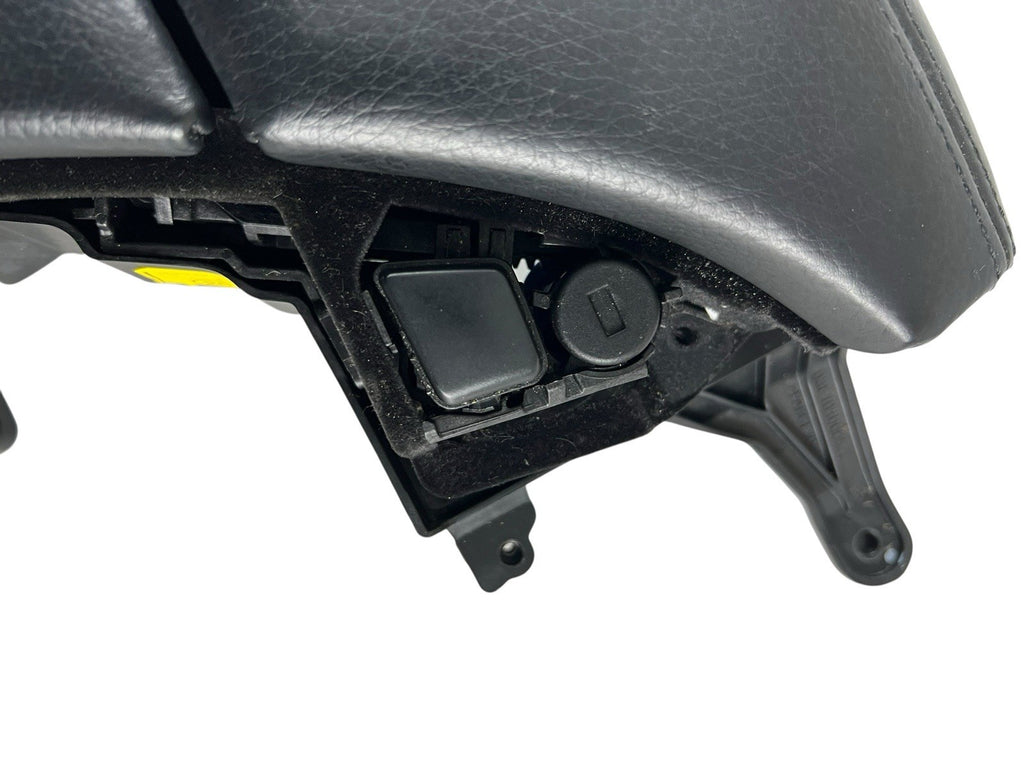 11-16 BMW 5-Series Front Console Arm Rest Armrest Cover Lid Black OEM 921689013
