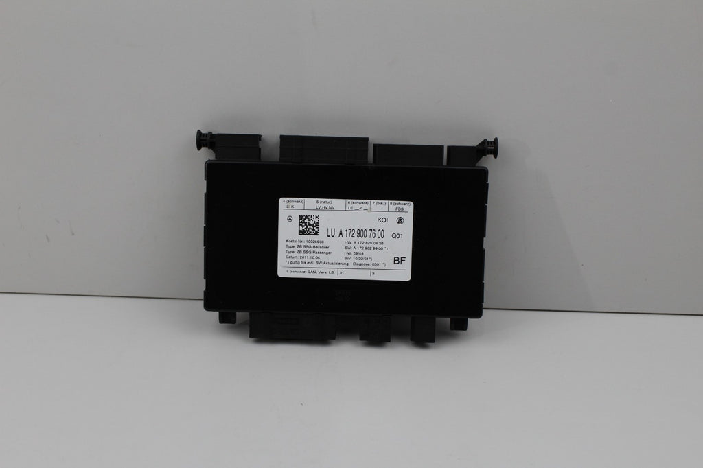 2012 MERCEDES E350 FRONT RIGHT SEAT MEMORY CONTROL MODULE OEM A1729007600