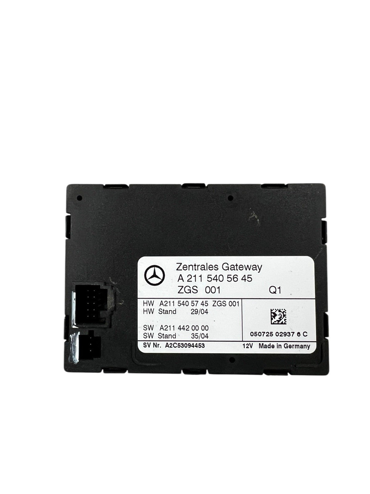 03-11 Mercedes W211 E350 Central Gateway Control Module A2115405645 Oem