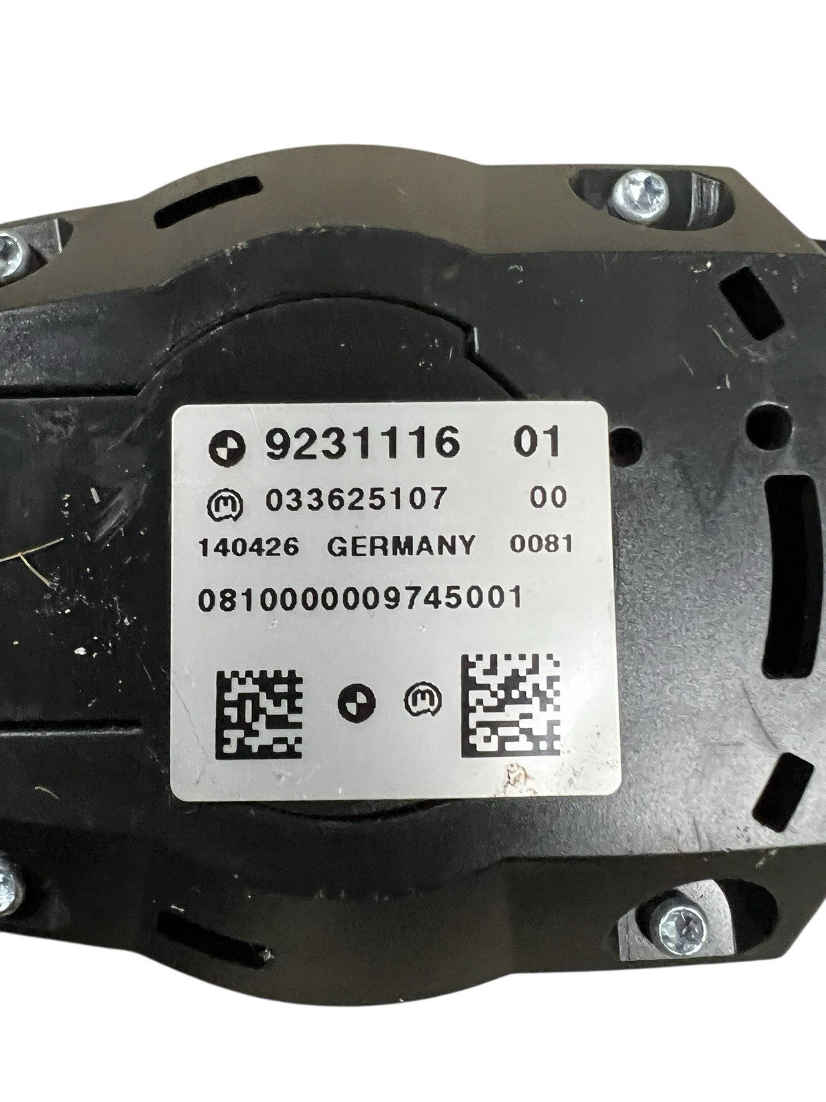 08-13 BMW X5 MEDIA SWITCH CONTROLLER OEM 923111601