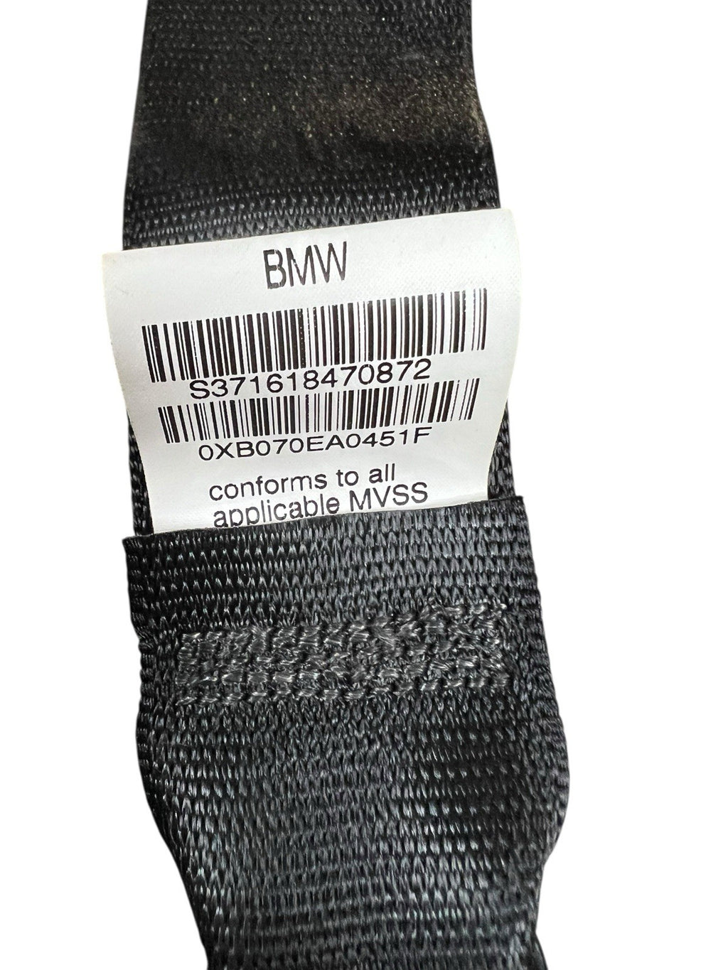 07-13 BMW X5 REAR LEFT DRIVER SIDE SEAT BELT RETRACTOR OEM  606345501C