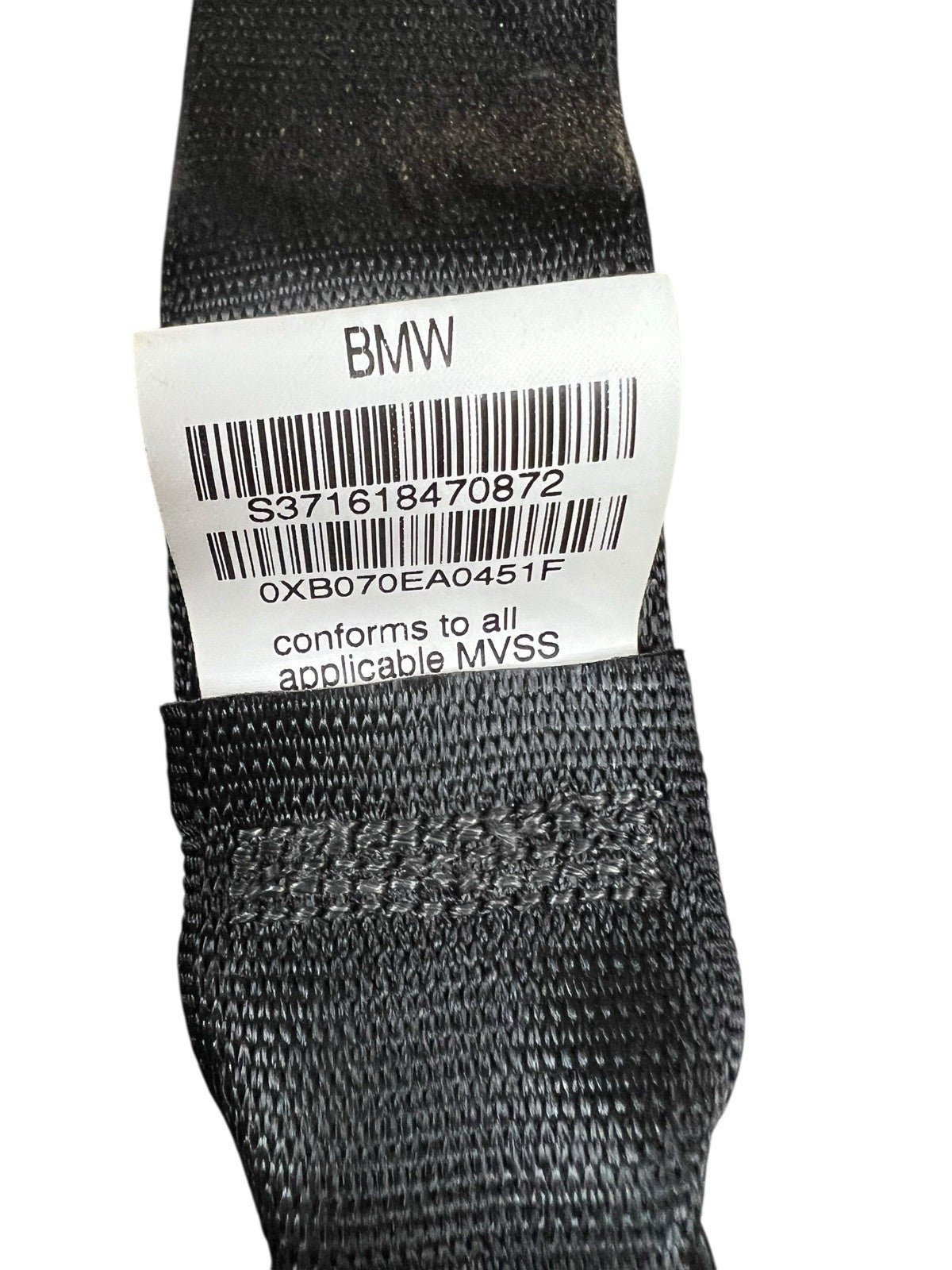 07-13 BMW X5 REAR LEFT DRIVER SIDE SEAT BELT RETRACTOR OEM  606345501C