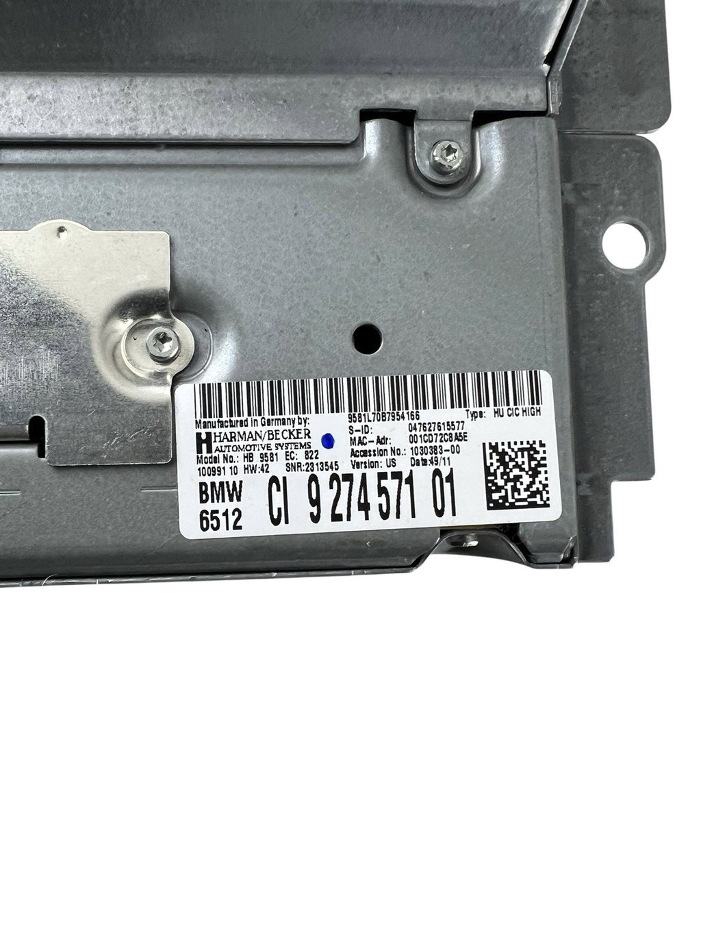 2011-2015 BMW /528i GPS NAVIGATION CD PLAYER RADIO RECEIVER 927457101 OEM
