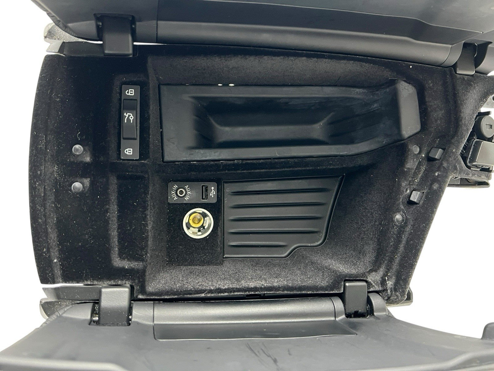 11-16 BMW 5-Series Front Console Arm Rest Armrest Cover Lid Black OEM 921689013
