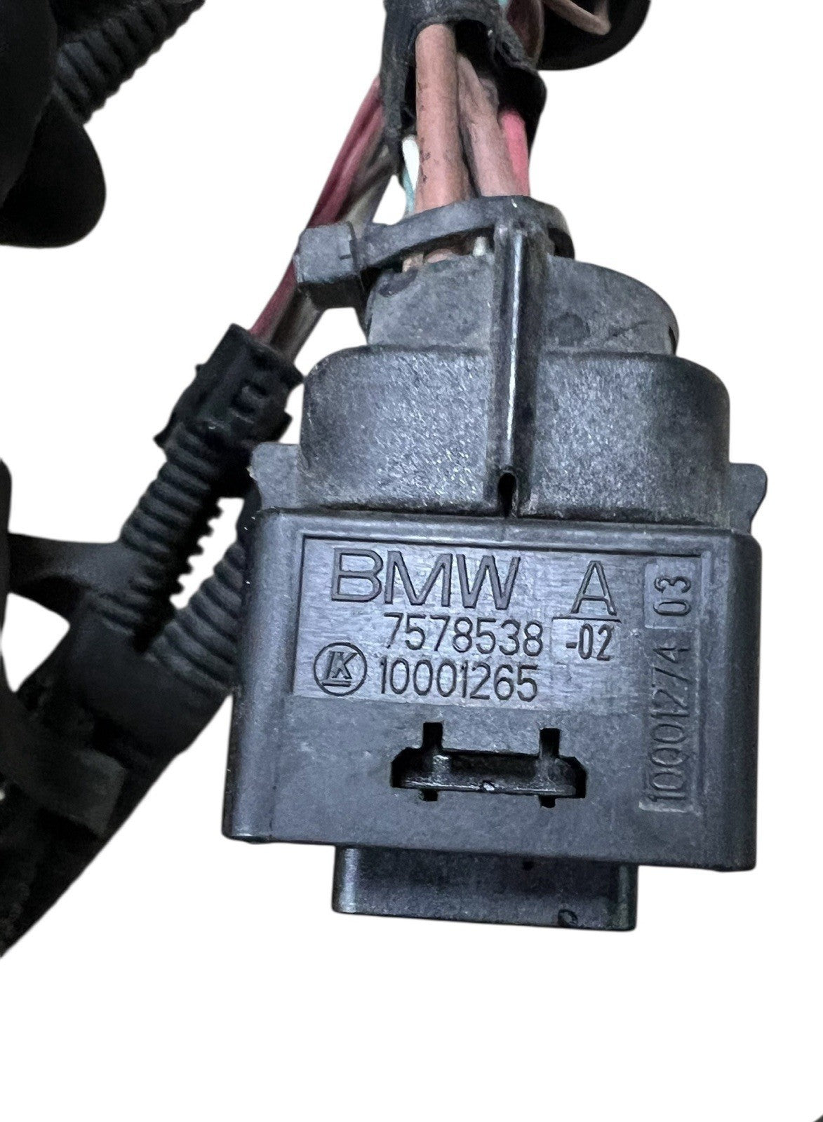 2011-2013 BMW X5 TRANSMISSION WIRE HARNESS 7578538 OEM