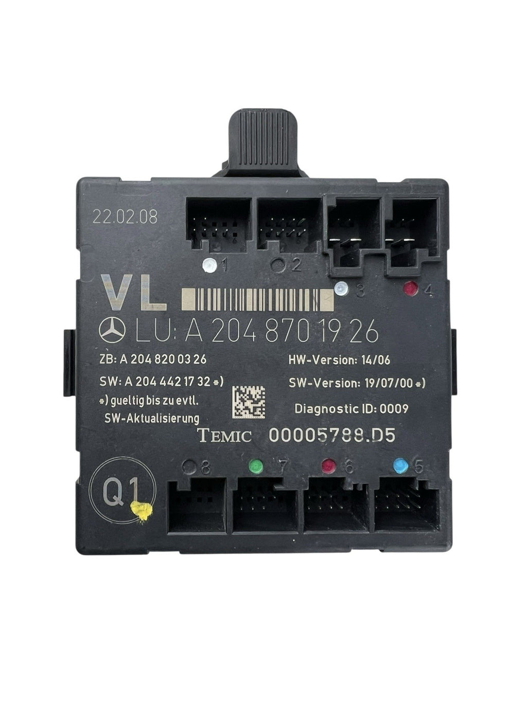 ✅08-14 Mercedes C350 C300 Front Left Side Door Control Module OEM A2048701926