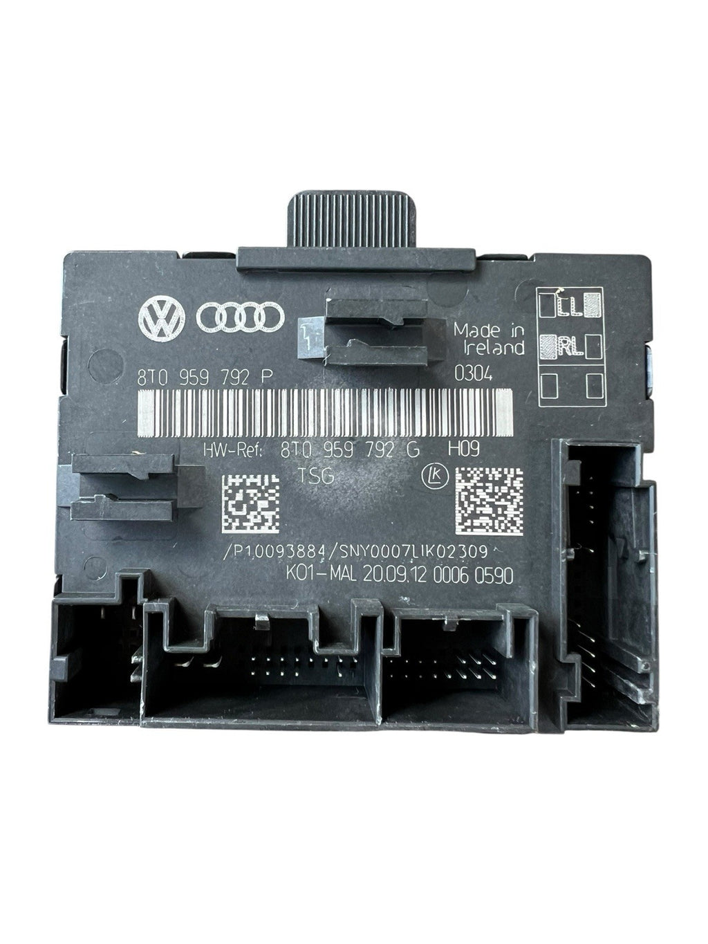 2013-2016 Audi S5 Front Right Side Door Locking Control Module 8T0-959-792-P