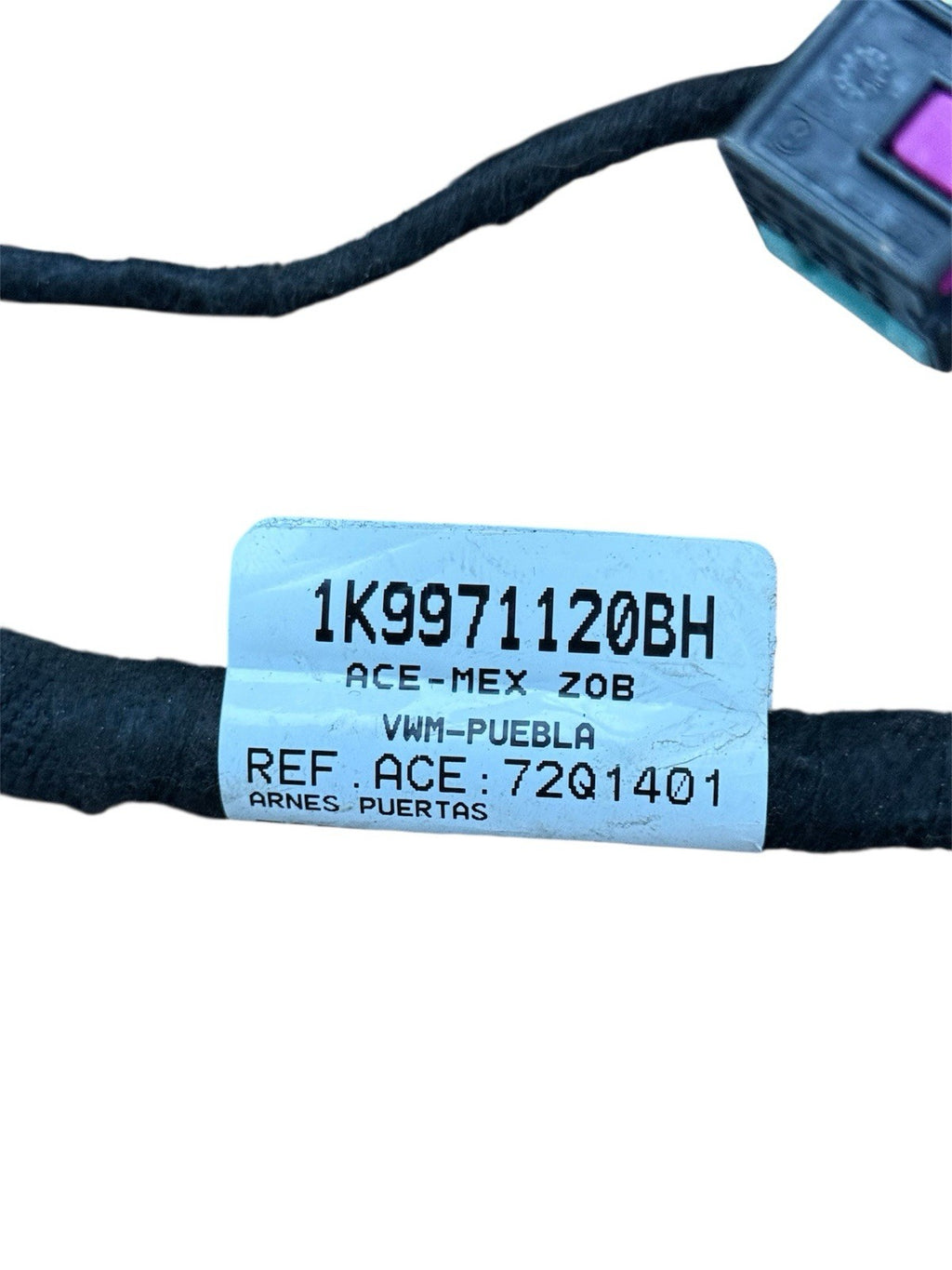 2010-2014 VW Jetta Front Left Door Wire Harness OEM 1K9971120BH