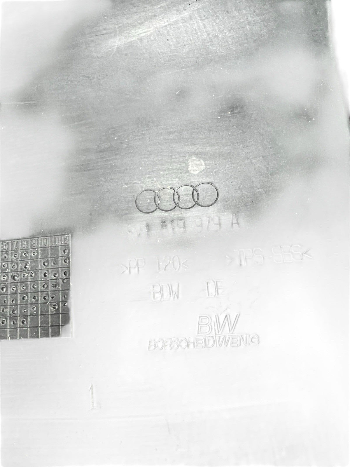 2015-2024 AUDI A3 FRONT WINDSHIELD COWL RAIN TRAY COVER PANEL OEM 8v1819979A