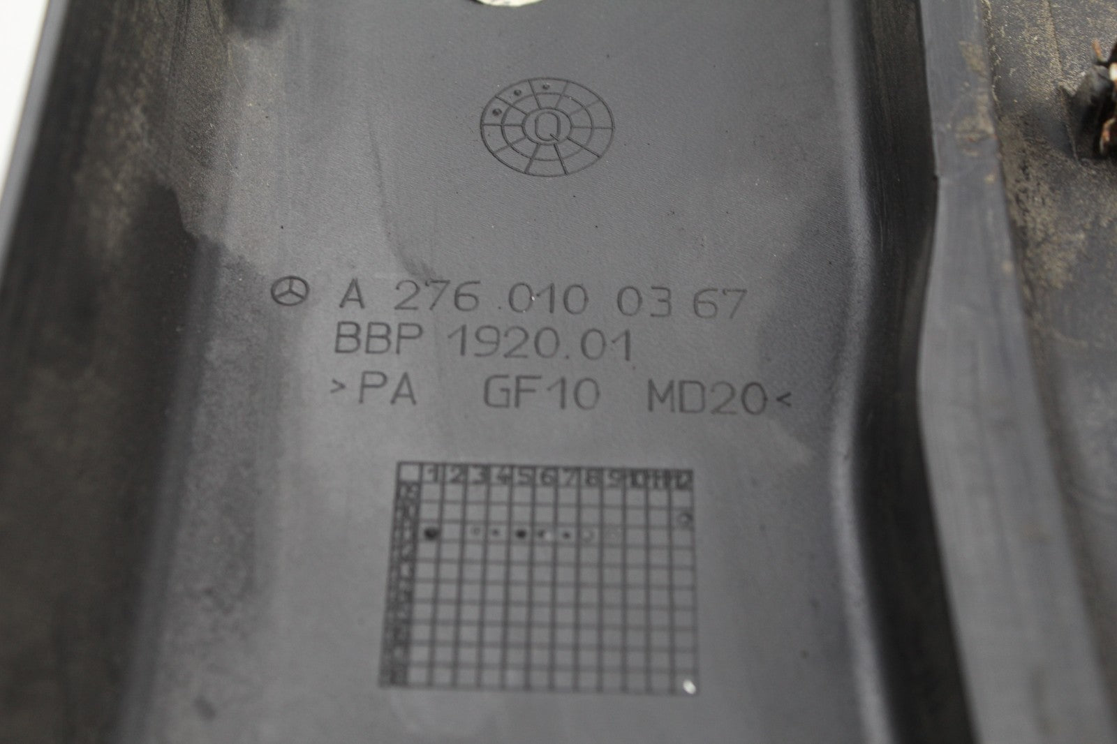 2012-16 MERCEDES E350 ENGINE APPERANCE TOP COVER PANNEL OEM A2760100367