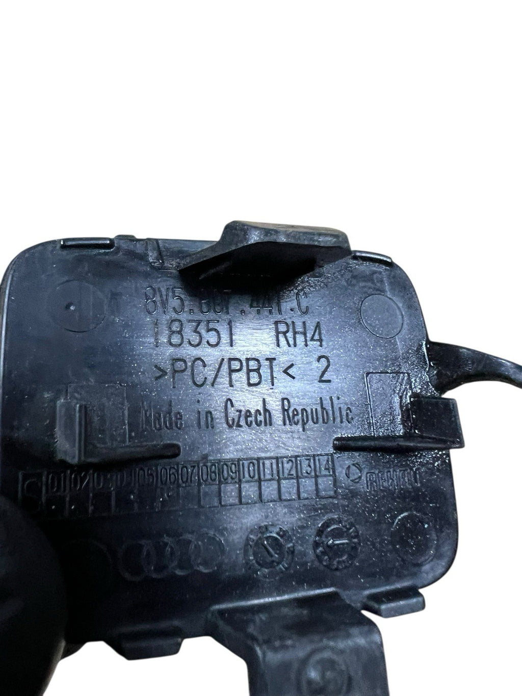 Audi A3 Rear Lower Tow Hook Cover OEM 8v5807441