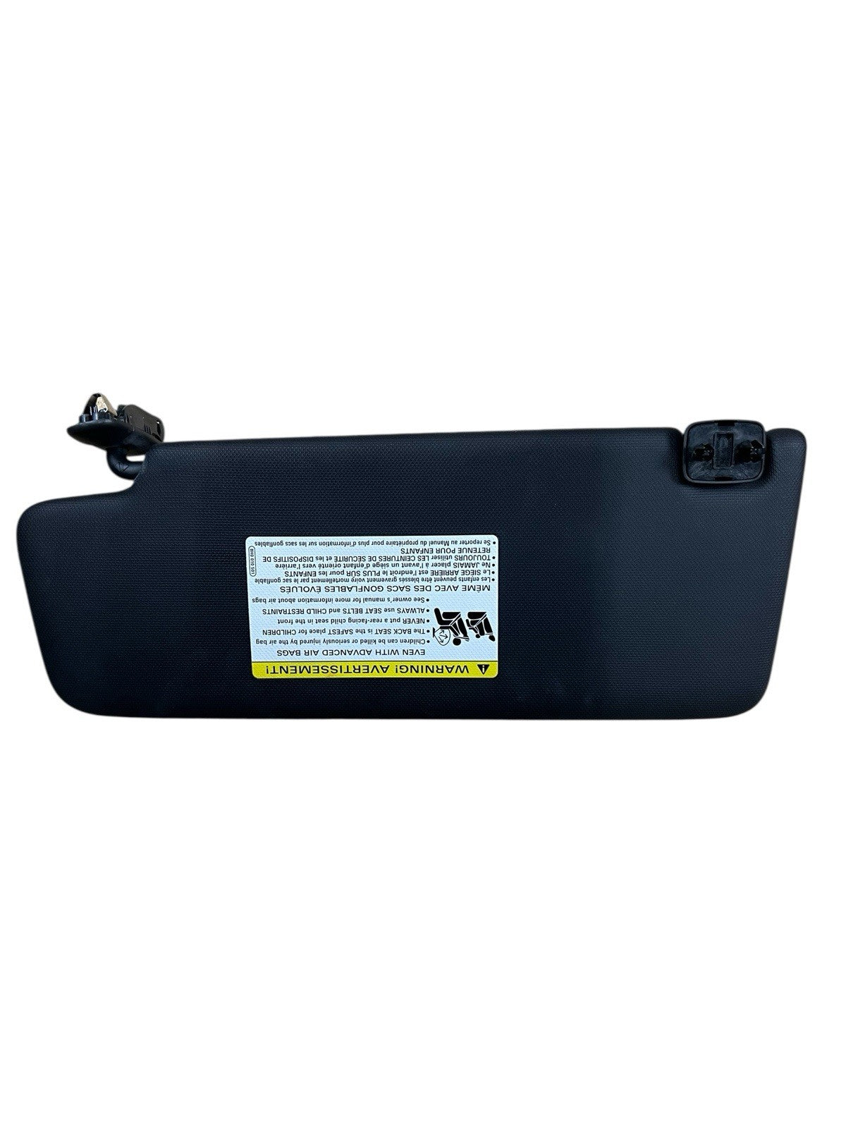 ✅ 2017-2024 Audi S3 A3 Front Right Passenger Side Sun Visor Sunvisor Black OEM