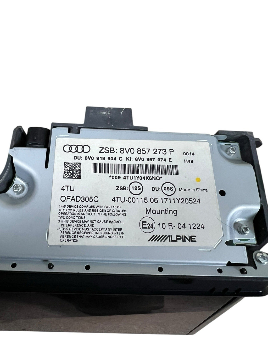 2015 2016 Audi A3 S3 Information Display Screen 8V0857273M OEM