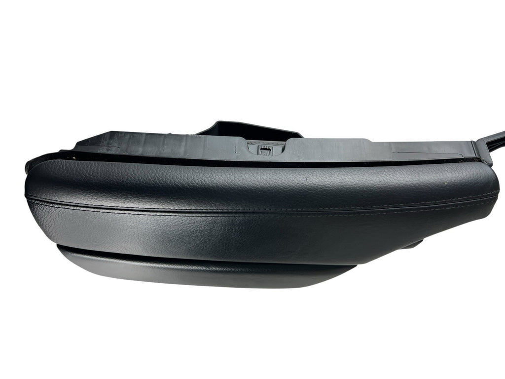 11-16 BMW 5-Series Front Console Arm Rest Armrest Cover Lid Black OEM 921689013