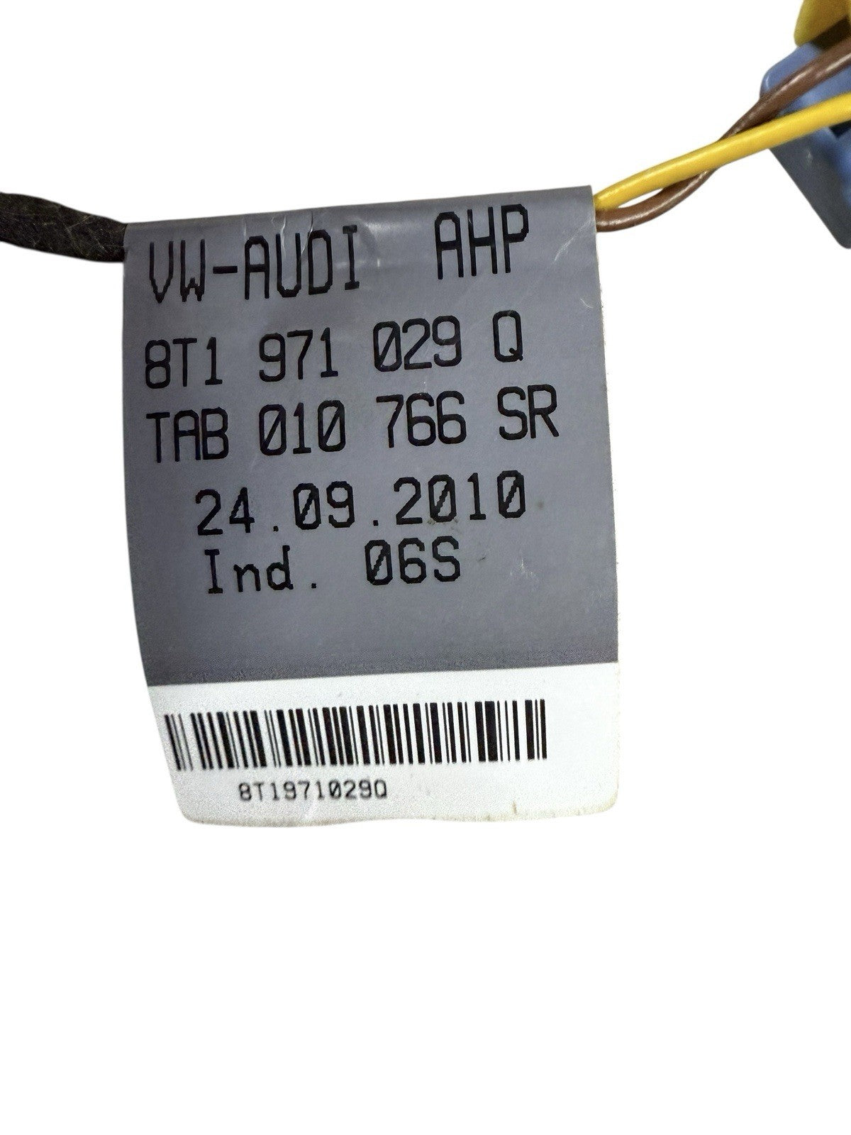 2009-2016 AUDI A5 - Front LEFT DOOR Wiring Harness OEM 8T1971029Q