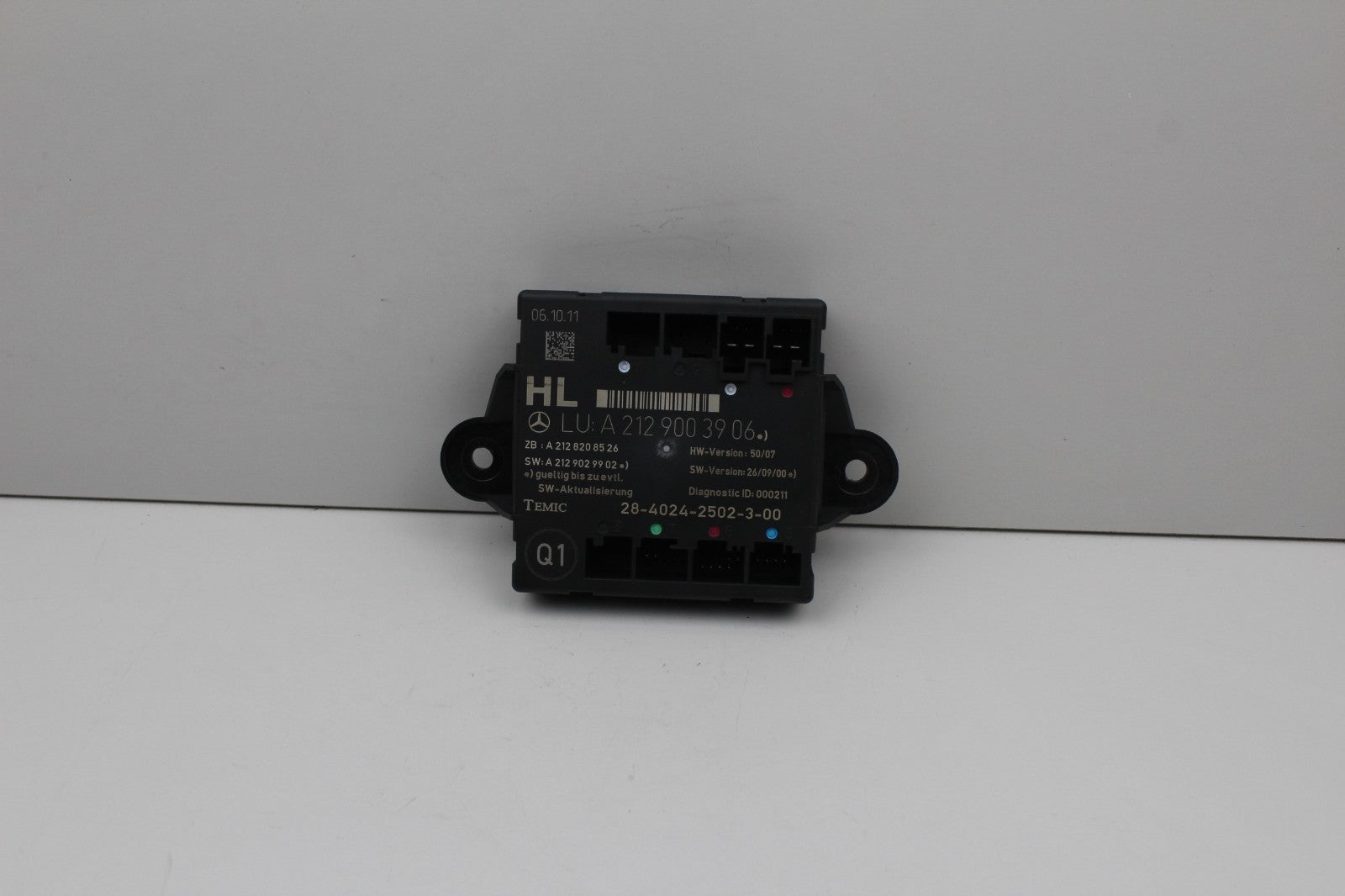 2008-18 MERCEDES E350 REAR LEFT SIDE DOOR CFONTROL MODULE OEM A2129003906
