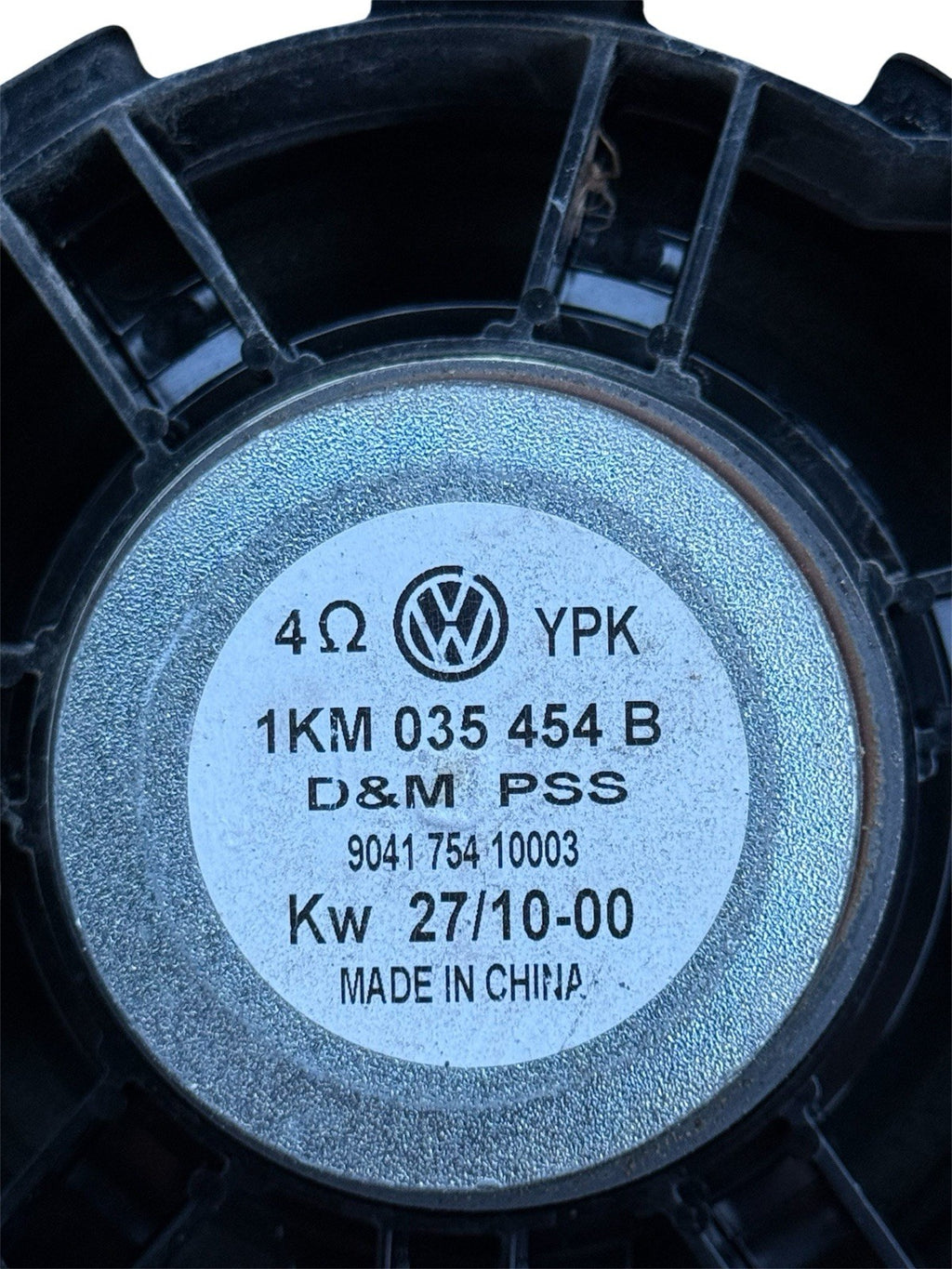 2010-2014 Volkswagen Rear Left Door Speaker OEM 1KM 035 454 B