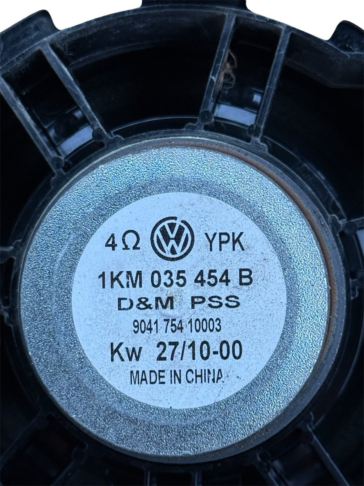 2010-2014 Volkswagen Rear Left Door Speaker OEM 1KM 035 454 B