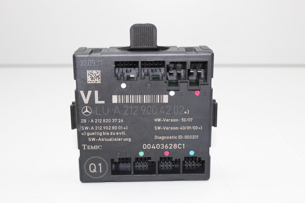 2010 MERCEDES E350 FRONT LEFT DOOR CONTROL MODULE OEM A2129004202