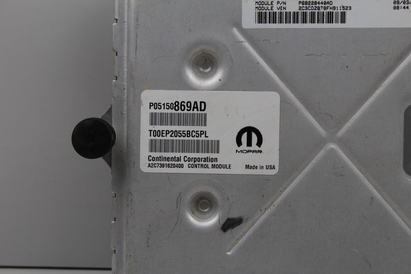 2015 DODGE CHALLENGER ENGINE COMPUTER MODULE ECM OEM P05150869AD
