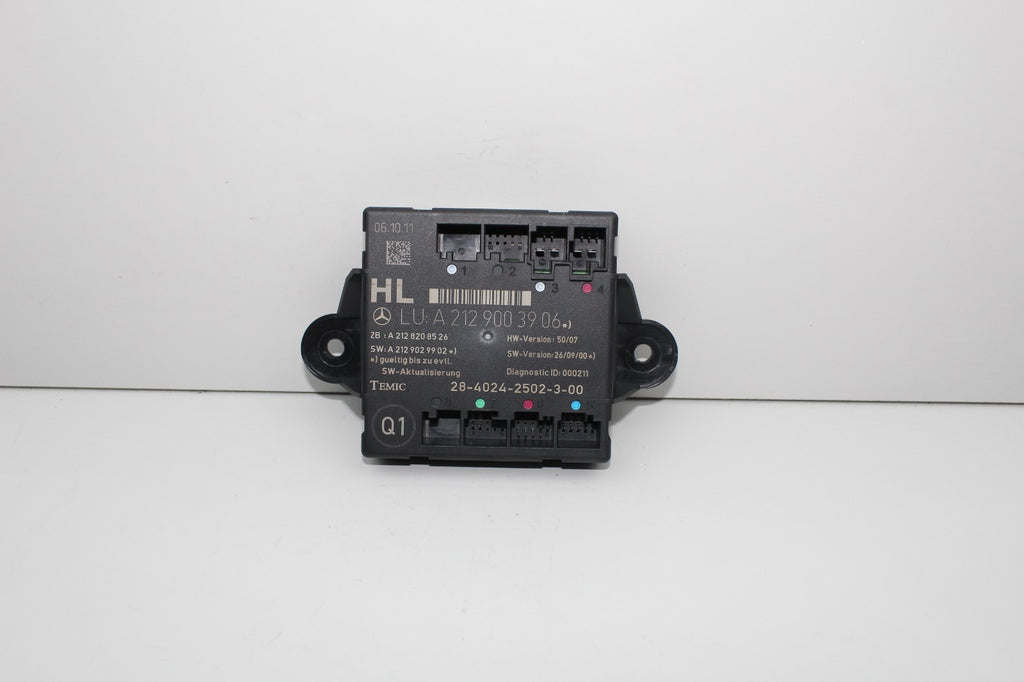 2008-18 MERCEDES E350 REAR LEFT SIDE DOOR CFONTROL MODULE OEM A2129003906