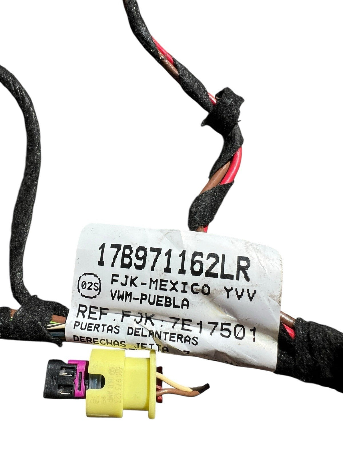 2019-2021 VW JETTA FRONT RIGHT SIDE DOOR WIRE WIRING HARNESS OEM #17B971162LR