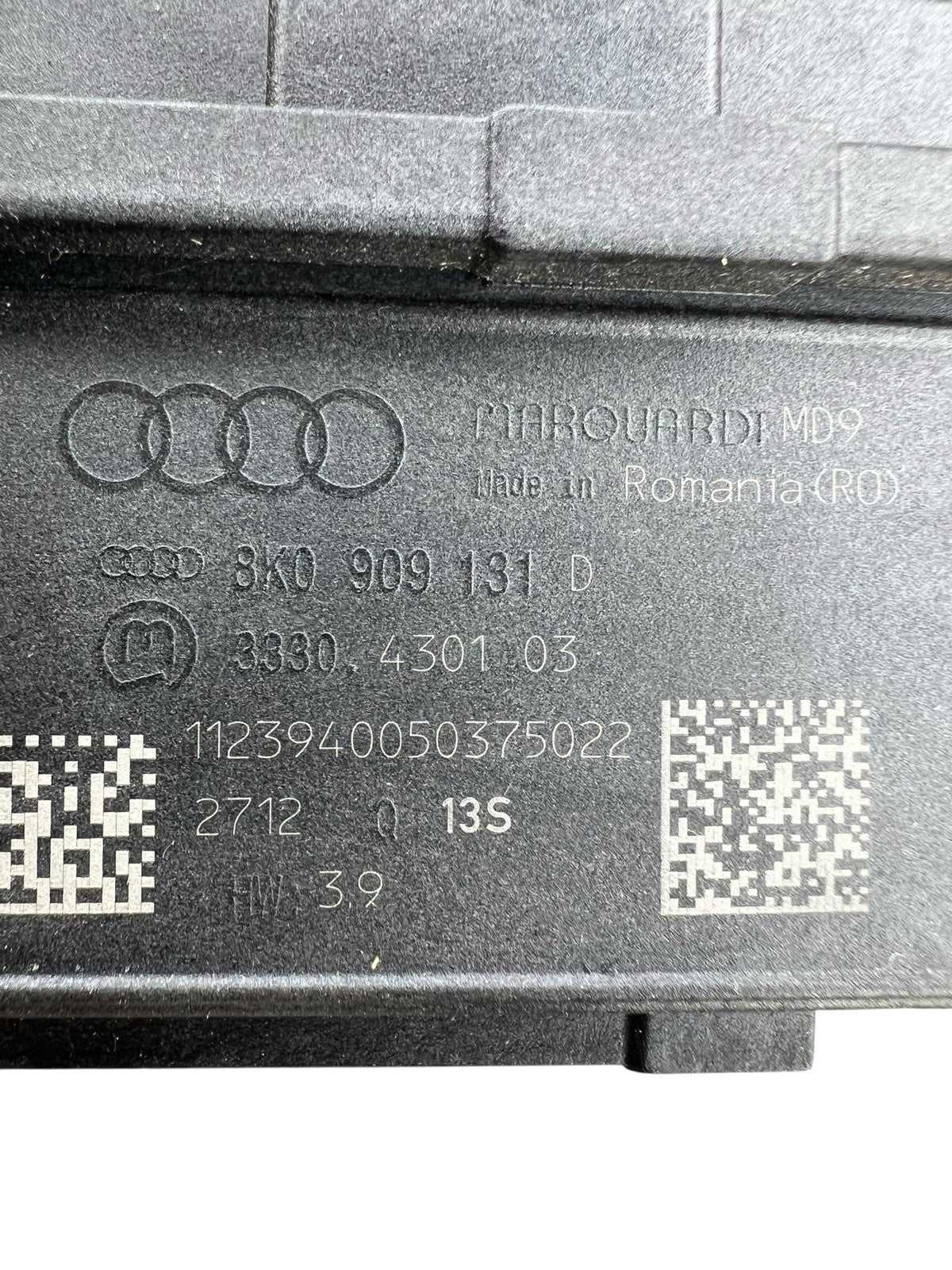 13-17 AUDI A5 S5 COUPE IGNITION STARTER SWITCH ASSEMBLY W/ KEY OEM 8K0909131D