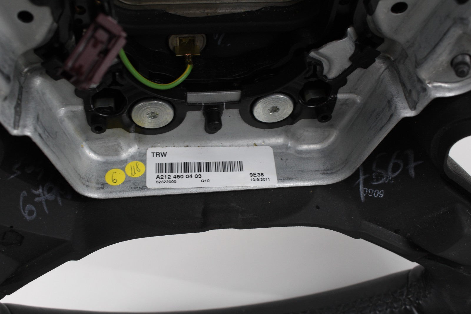 2010-13 MERCEDES E350 STEERING WHEEL WITH PADDLE SHIFTERS OEM A2124600403