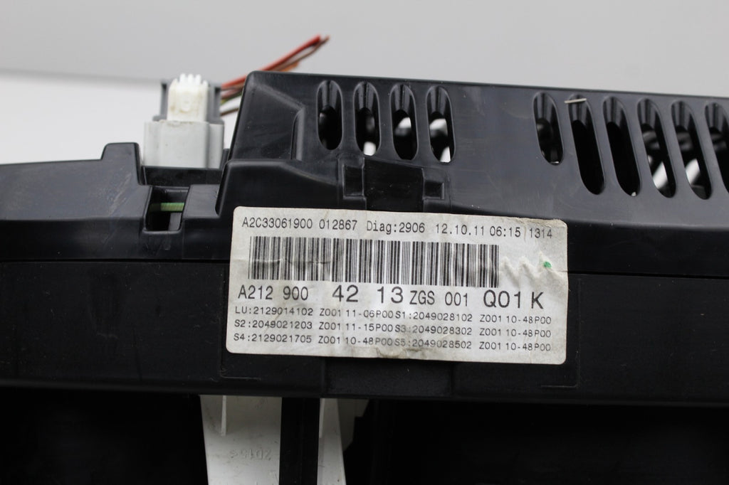 2012 MERCEDES E350 SPEEDOMETER INSTRUMENT CLUSTER OEM A2129004213 
