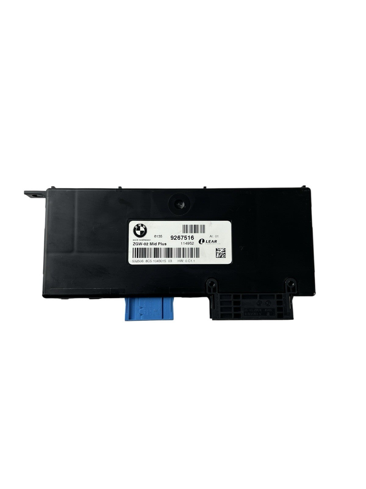 2012 BMW 535i 550i 528i F07 Central Gateway Module 9267516 OEM