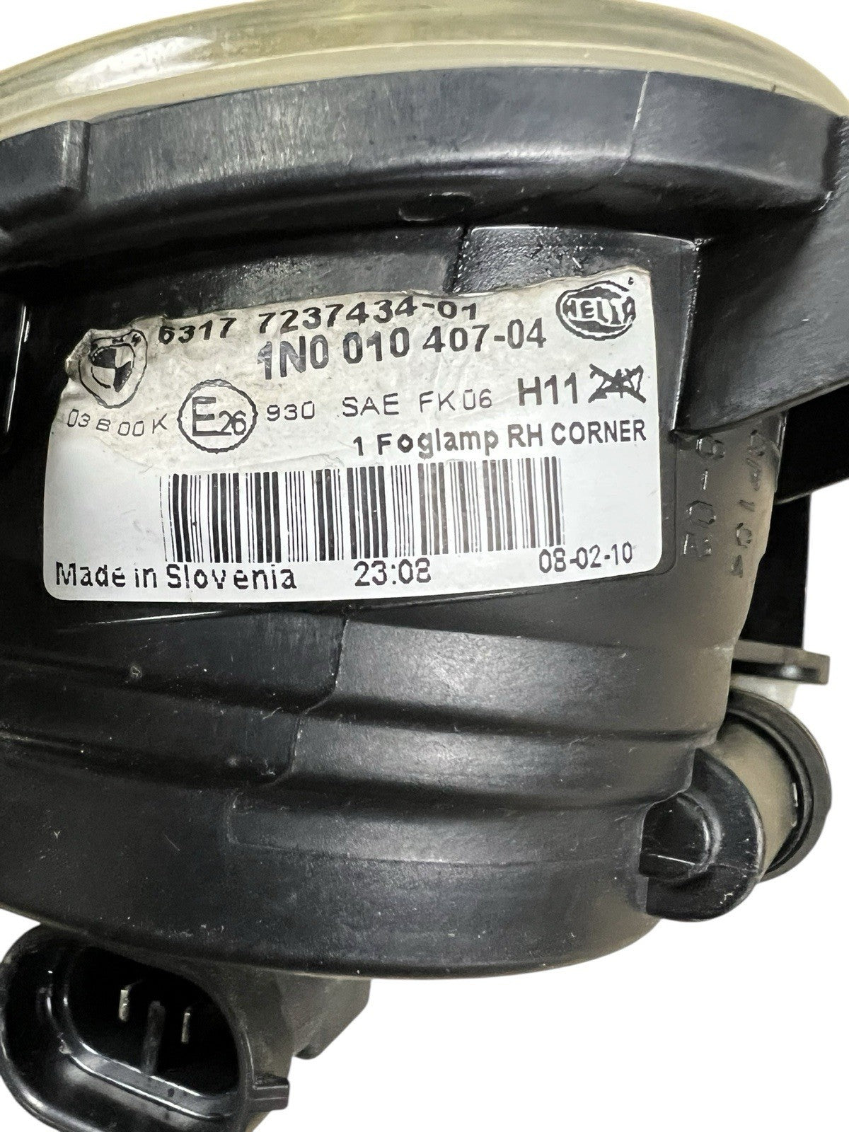 2011-13 BMW X5 HELLA Fog Light Right For OEM 7237434