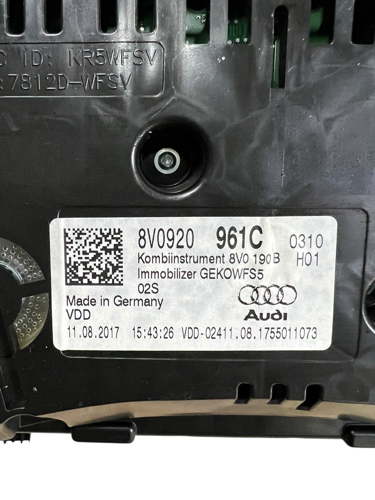 2015 2016 AUDI A3 Speedometer Cluster 8v0920  OEM