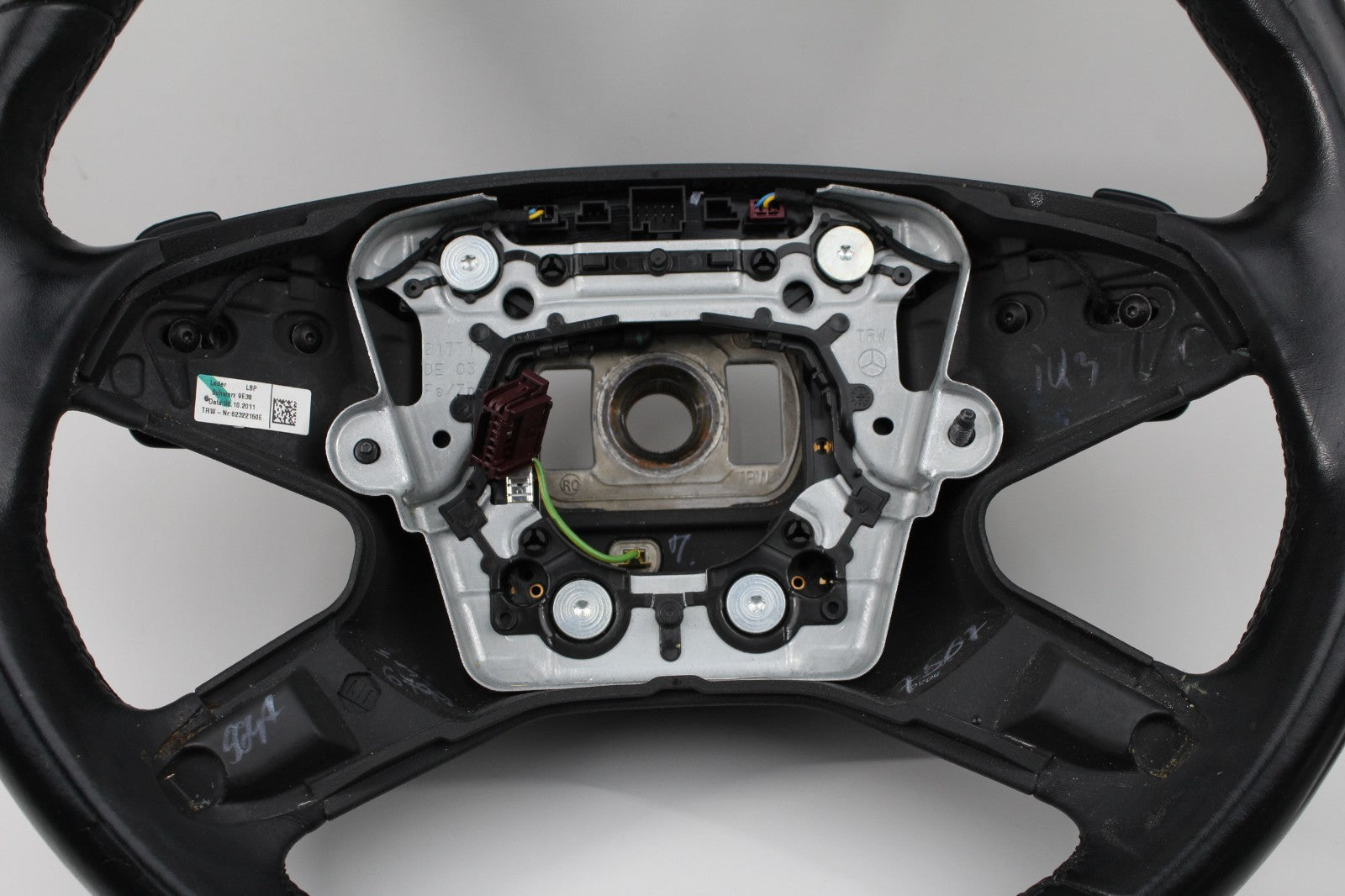 2010-13 MERCEDES E350 STEERING WHEEL WITH PADDLE SHIFTERS OEM A2124600403